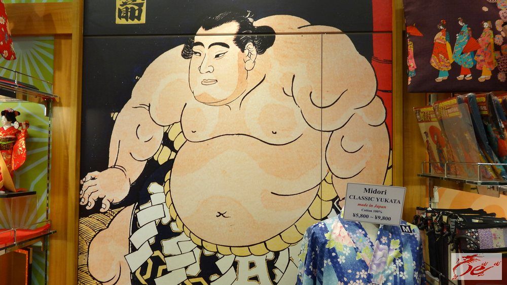 日本相扑的广告画